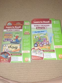 LeapFrog Tag Flash cards and book set