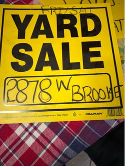 Huge Yardsale/ 2878 w Brooke ave Visalia