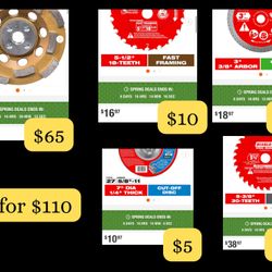 Saw And Cut Off Blade Bundle 