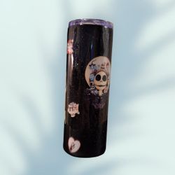 The Nightmare  Before Christmas Glitter Tumbler 