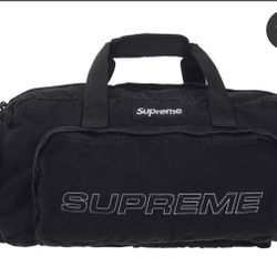 Supreme Denim Duffle Bag 