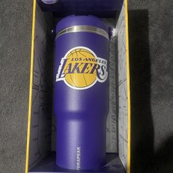 Lakers Tumbler Mug New Sealed In Box. Collector 32oz Bottle