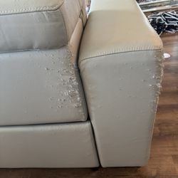 Leather Reclining Couch