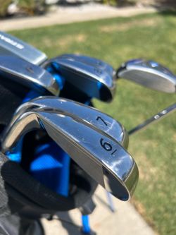 $200. Callaway Strata golf clubs & bag