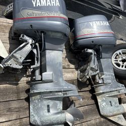 Yamaha 150s With Rigging.  