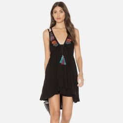 Brand New Woman’s Free People brand Black Lovers Cove Beach Dress Up For Sale 