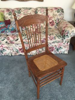 Antique Cane Seat Chair