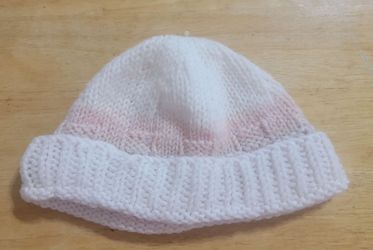 Hand Knitted Baby Beanie Hat