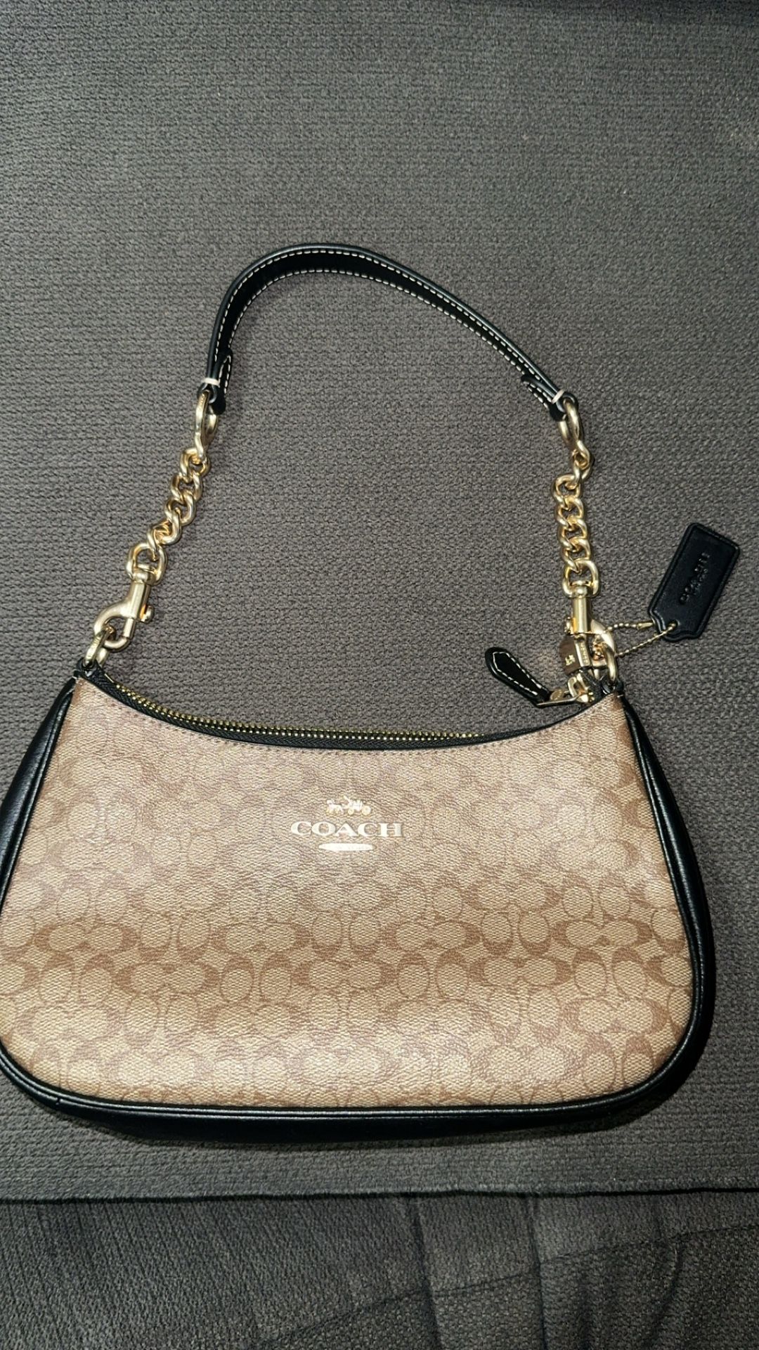 Coach Teri Shoulder Bag In Signature Canvas