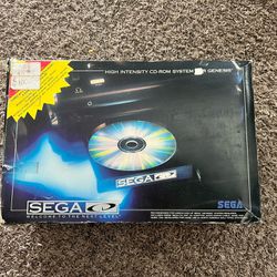 Rare Sega Cd Model 1 Complete In Box