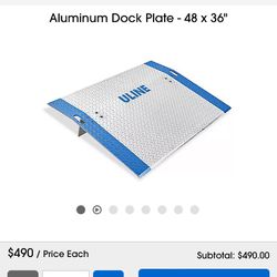Aluminum Dock Plate 48x36