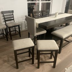 Kitchen / Dining Table Set Chairs Bench and Stools