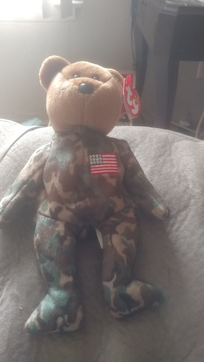 Hero beanie baby