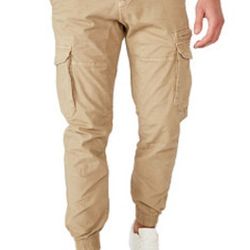 Cotton On Urban Jogger Cargo Pants 38 / Tan / New