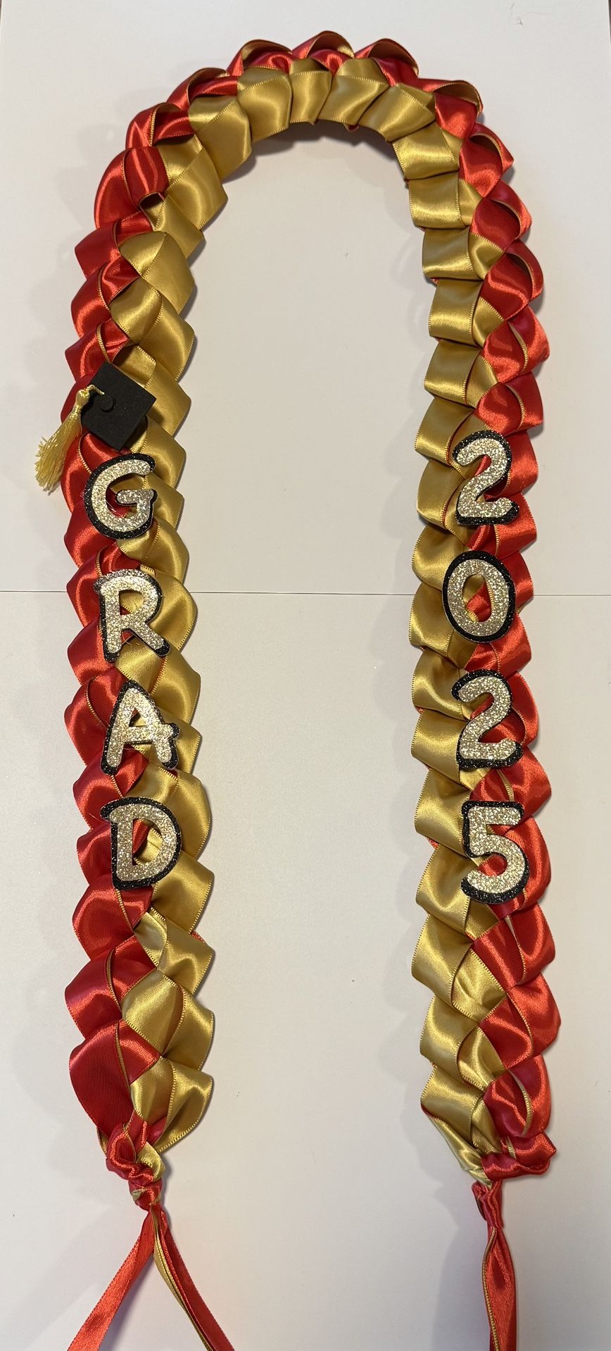 Gold And Red Graduation Leis 2025