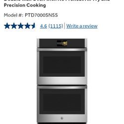 GE Smart Double Oven $300