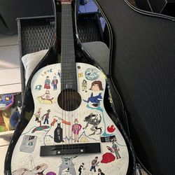 Wooden guitar 