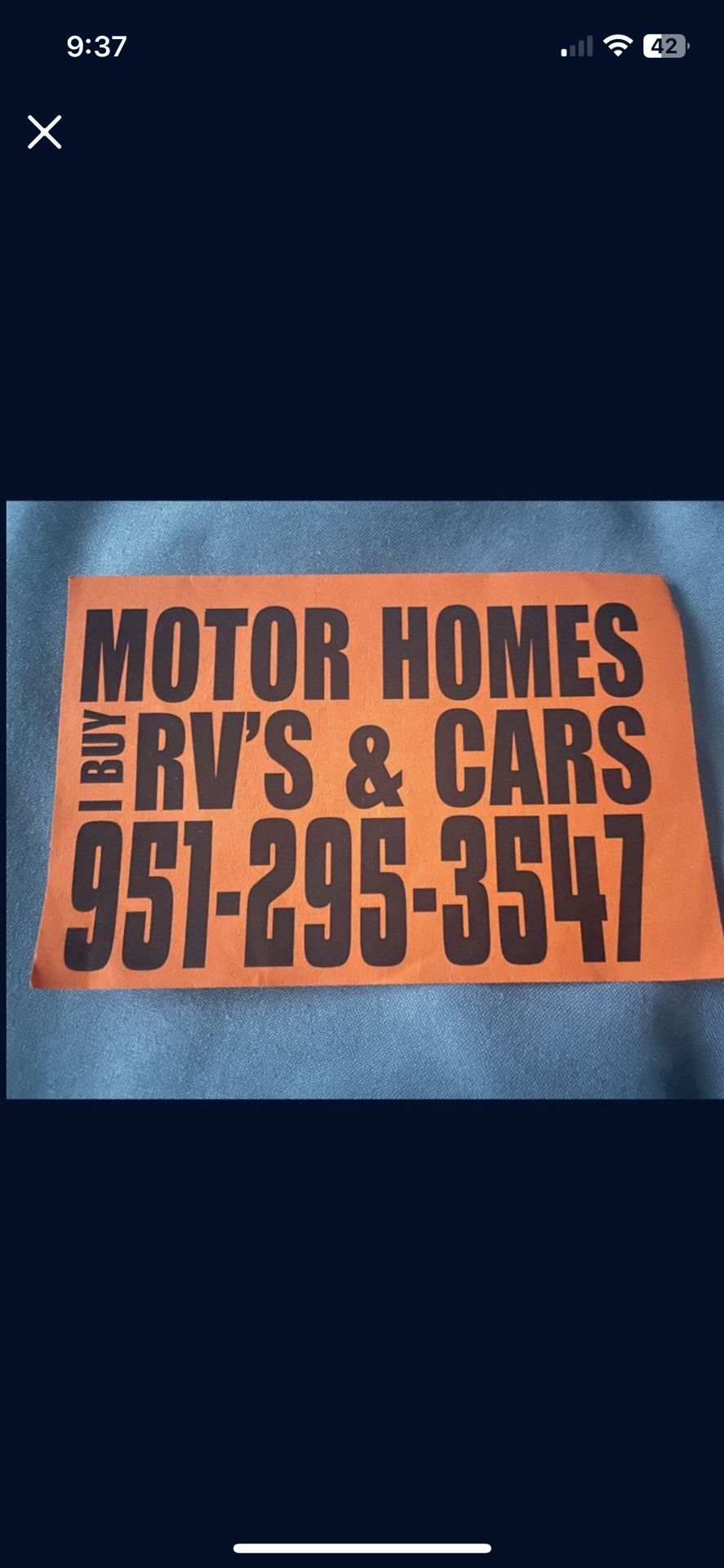 I Buy Cars Motor Homes And RV’s