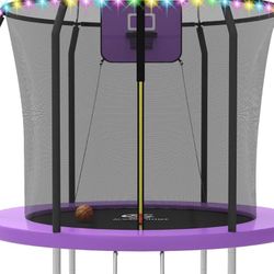 8ft Purple Trampoline