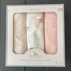 Pottery Barn Baby Flannel Swaddle Blankets
