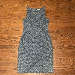 Paul Smith Paul Blue Floral Midi Dress - Size 6 (European Size 42)