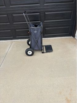 Heavy duty portable cart with air tires