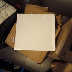 6 Brand New 2 Inch White Binders
