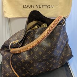 Pre-owned Authentic Monogram Artsy LV Bag With Duster