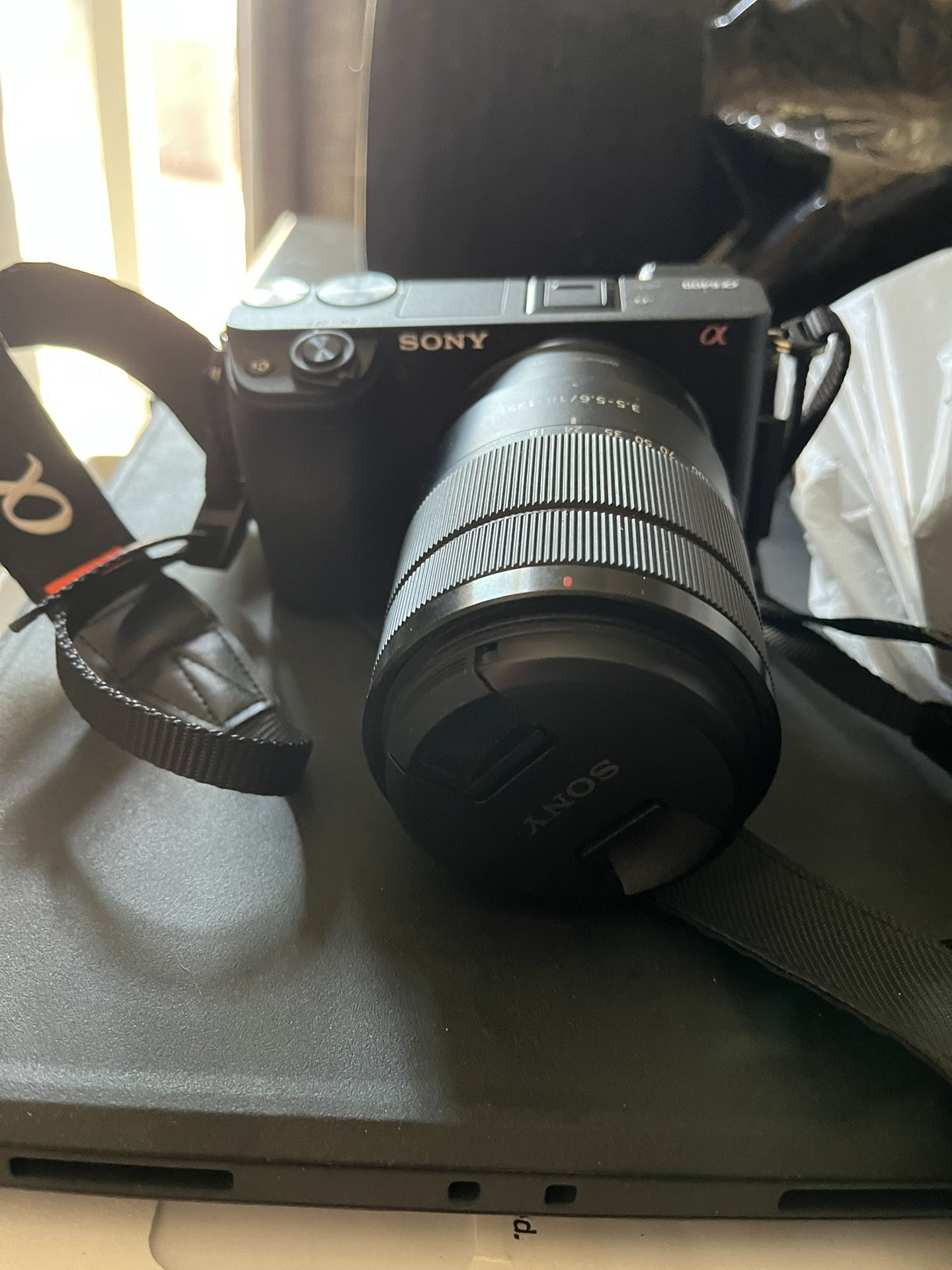 Sony Alpha a6400 Mirrorless 4K Video Camera with E 18-135mm f/3.5-5.6 OSS Lens, and Sony Bag