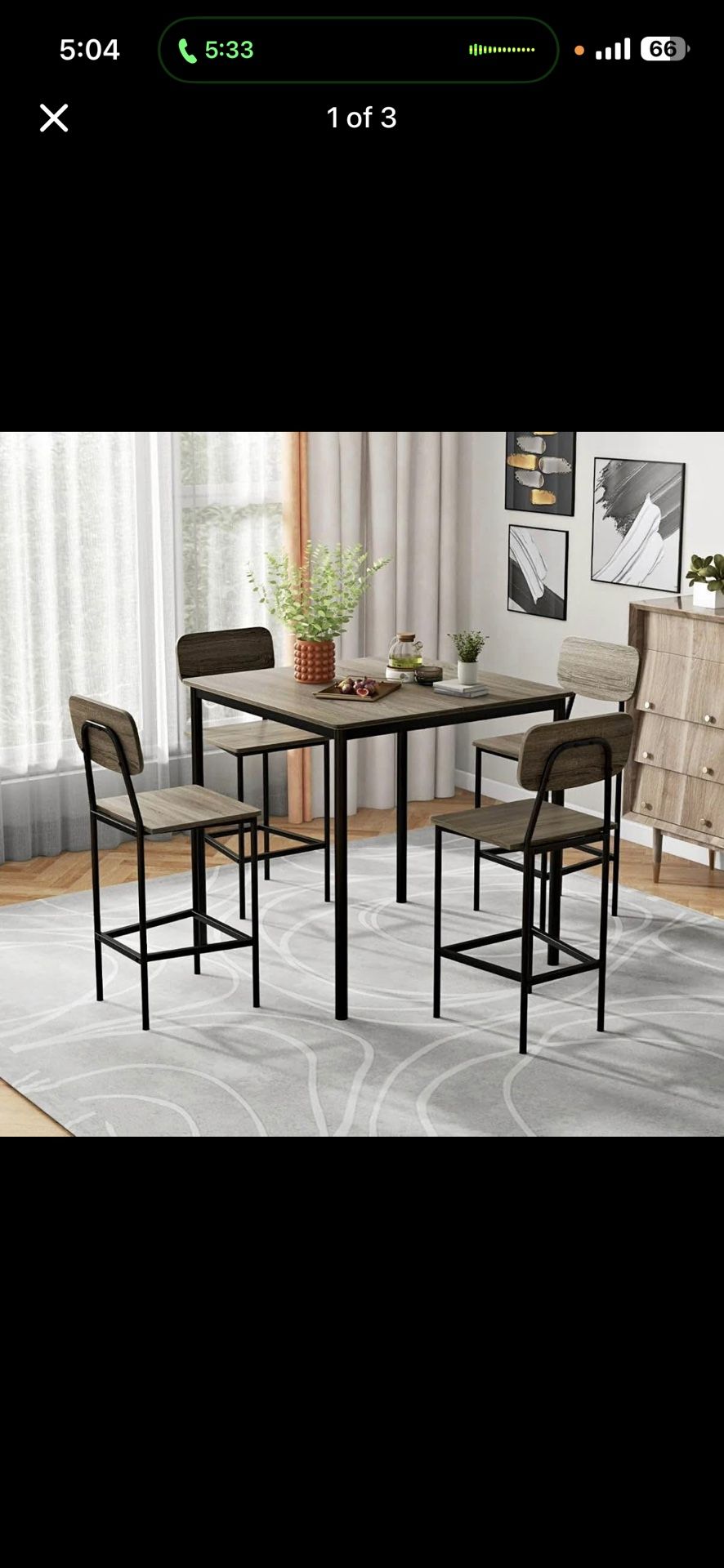 4 Dining Room Chairs