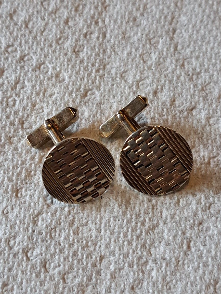 Vintage Swank Gold Tone Cufflinks