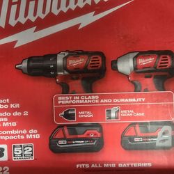 Milwaukee Combo Drill Kit New