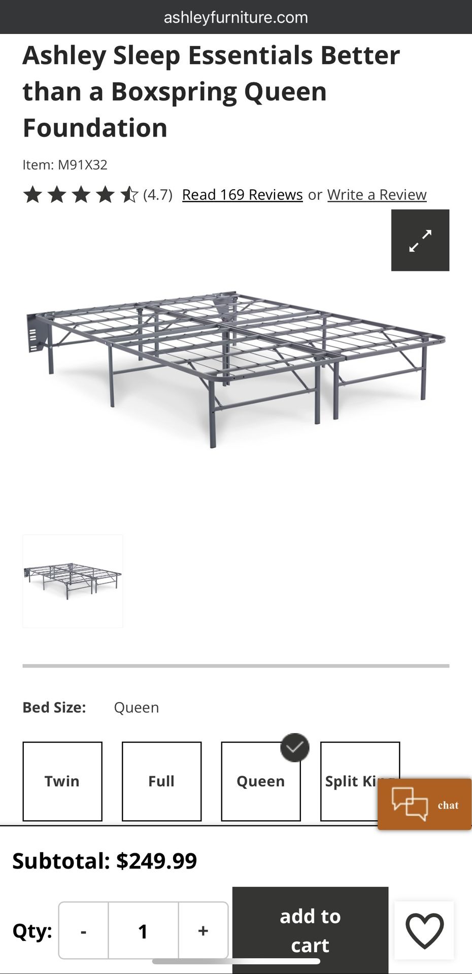 Queen Sized Bed Frame