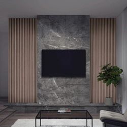 New Artika Panolok Slat Wall Set, Walnut 8-pack. Sells at costco for $120 plus tax