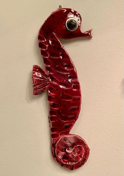 Seahorse Clay Pottery for Father’s Day!