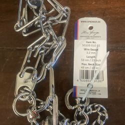 New Herm Sprenger Stainless Steel Prong Dog Training Collar 