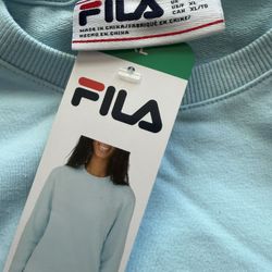 Fila mint Crystal Blue with pockets! Size XL New 