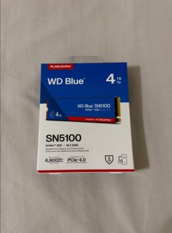 WD Blue SN5100 4TB NVMe SSD Internal Solid State PCle 4.0 BRAND NEW UNOPENED