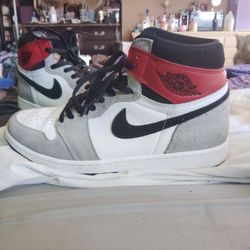 Nike Air Jordan 1 Retro High OG Smoke Gray White sneakers size 11 NO. BOX SHOES ONLY!!!