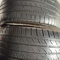 275/55R20  2 used tires 