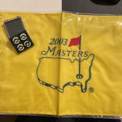 Ball Marker 4 and Pin Flag From Masters