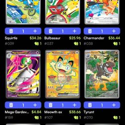 Pokémon Cards SIR IR EX