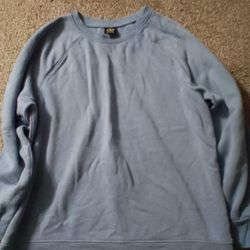 Athletic Works Gray Crewneck Sweatshirt Fleece Pullover Size XL (16-18) Soft