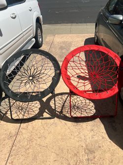 2 Bunjo Folding Bungee Camping Chairs. Great Condition