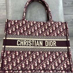 Christian Dior Purse Burgundy 