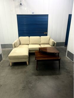Comfy Couch with Ethan Allen coffee table