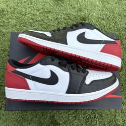 Jordan 1 Low Black Toe