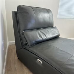 Power Leather Chase Lounger Reclining