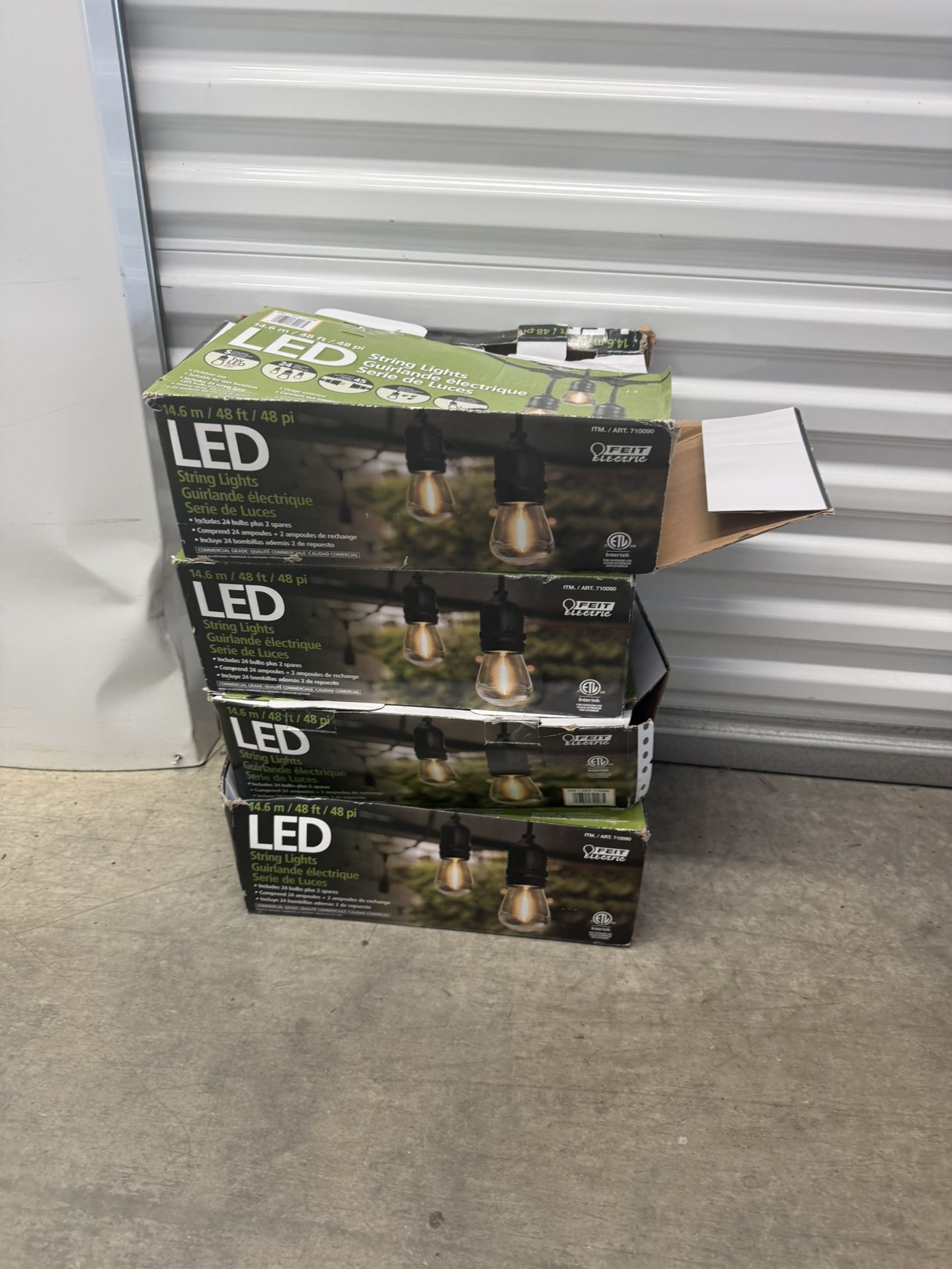 4 Boxes of Bistro Lights