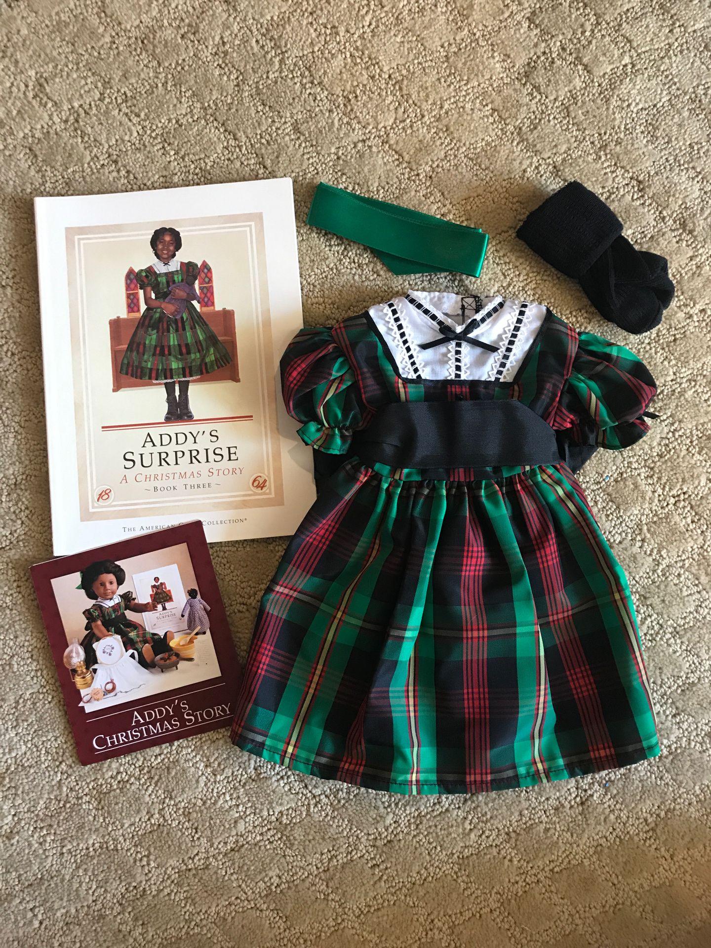 Addy American Girl Christmas Outfit and Book